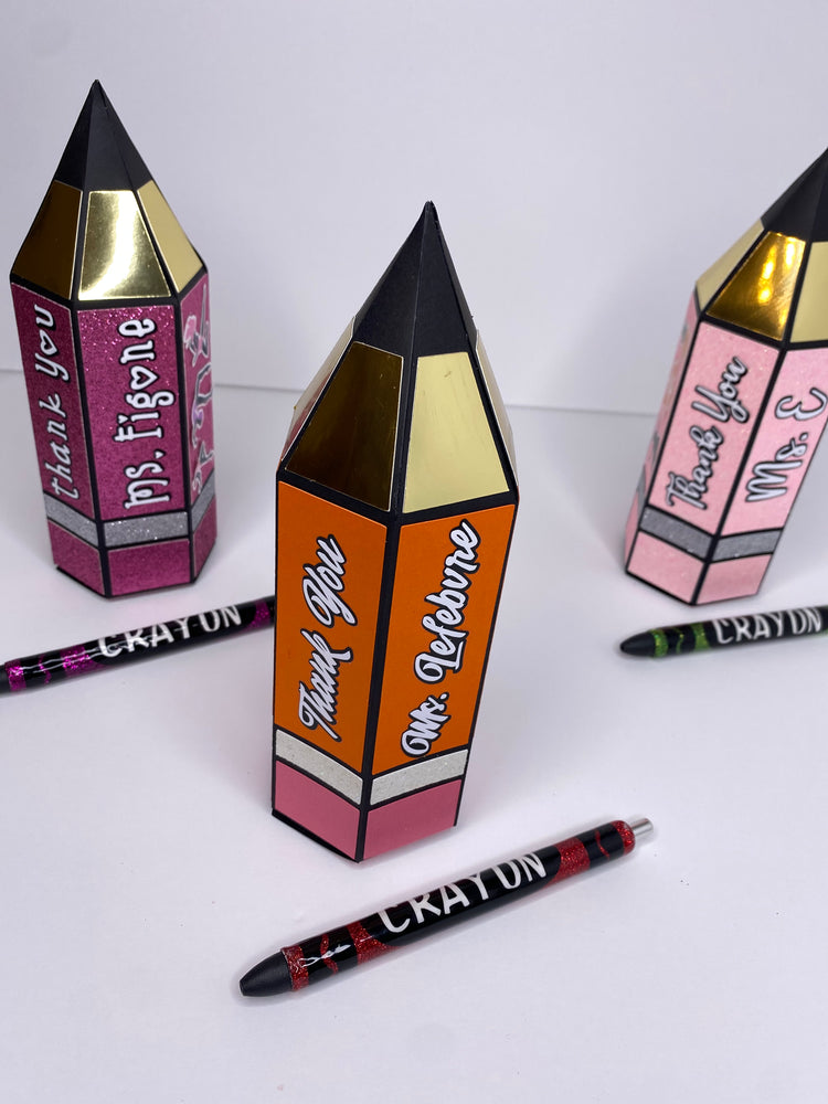 Personalized Filliable Teacher Pencil