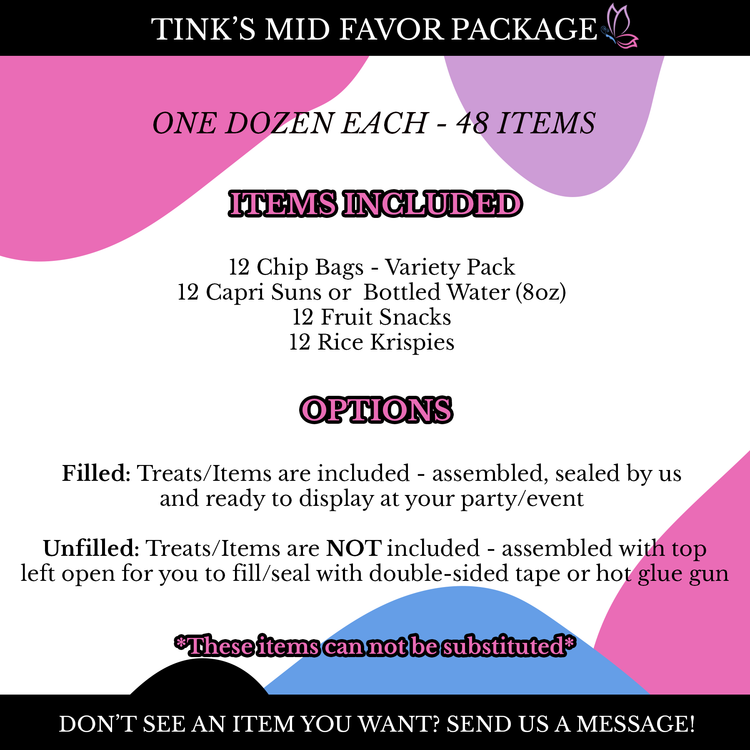 Tink's Mini Favor Bundle