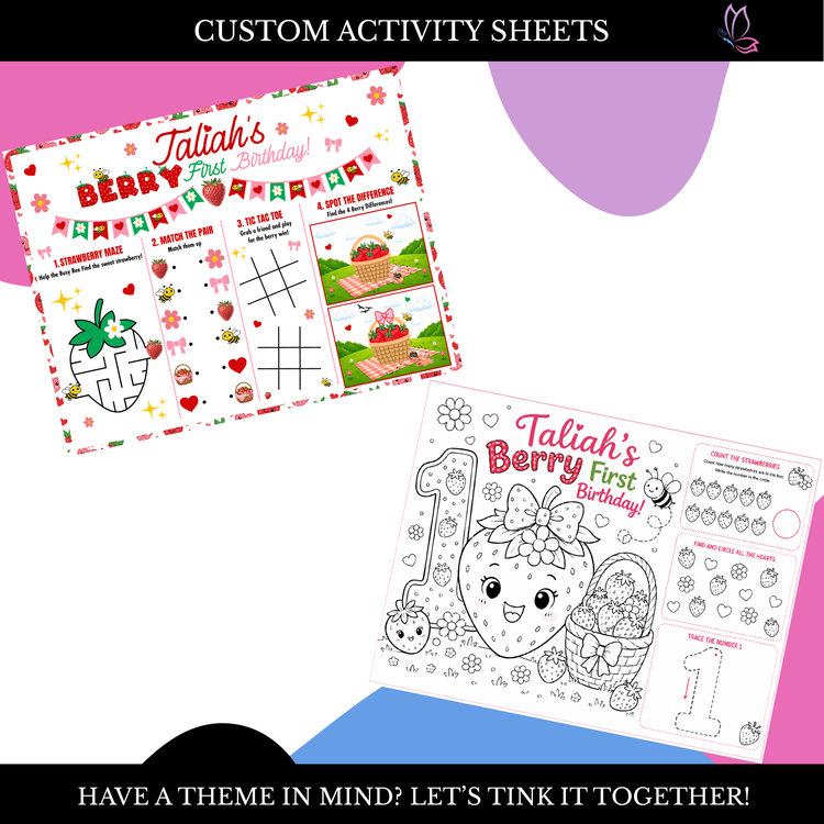 Custom Activity Sheets