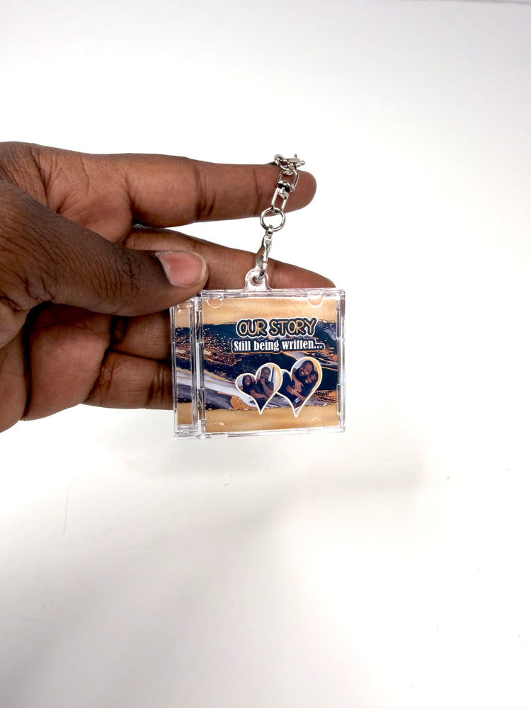 Custom Mini CD NFC Keychain