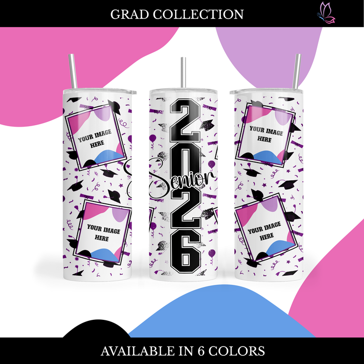 Custom 20oz Skinny Sublimation Tumbler